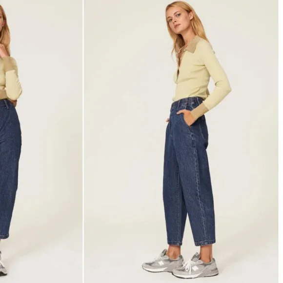 Madewell Indigo Balloon Jeans - Picture 2 of 3